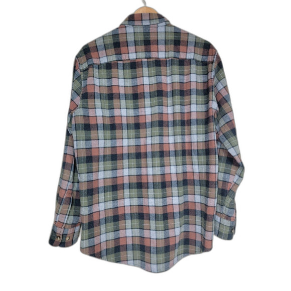 Pendleton Mason Plaid Flannel Long Sleeve Button Shirt - Medium - Picture 2 of 6